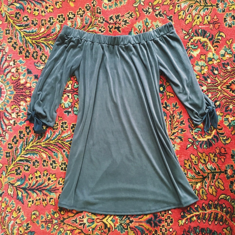 Off the shoulder dress